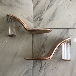 Perspex fashion nova heel